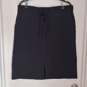 Liz Claiborne Pull On Navy Sport Skirt